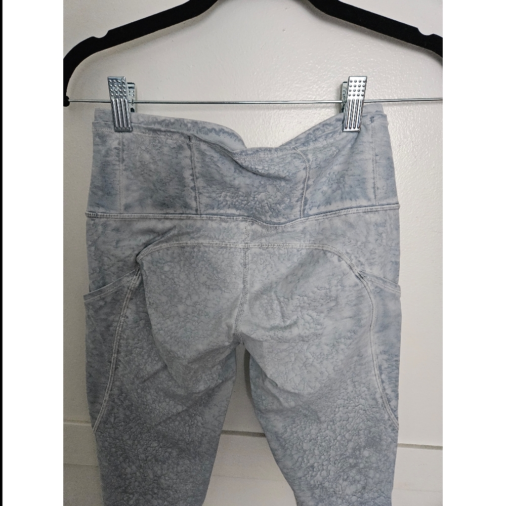 Lululemon Fast and Free Tight 25" *Nulux City Grit White Blue Fog - Picture 8 of 8